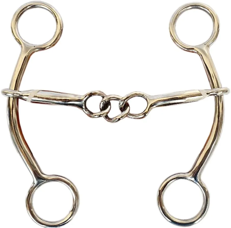 HILASON Goosetree Simplicity Bit Middle Mouthpiece | Horse Bit | Horse Bits Western | Walking Horse Bits | Training Horse Bit | Equine Bits | Bit for Horses