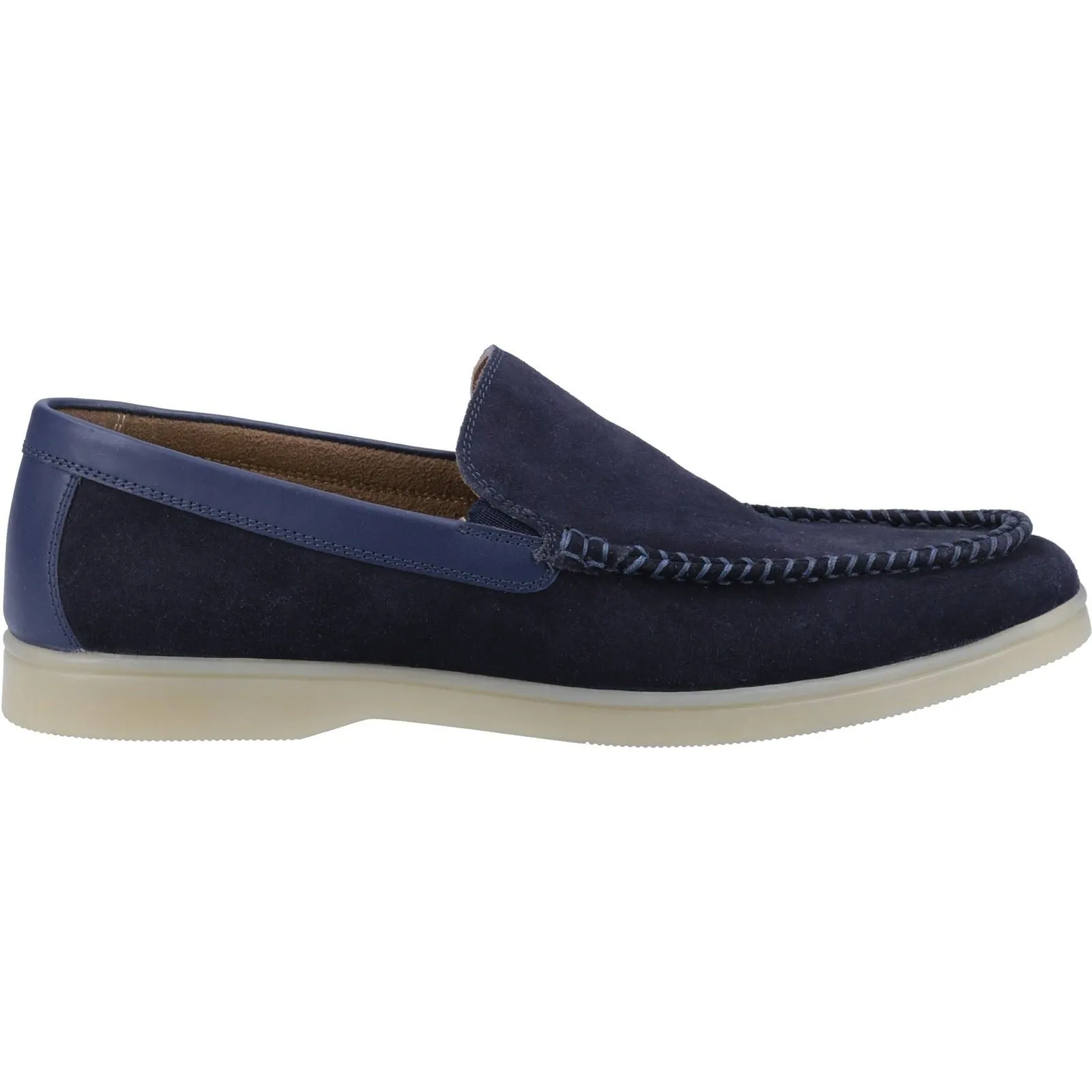Hush Puppies Leon Suede Men's Navy Loafers