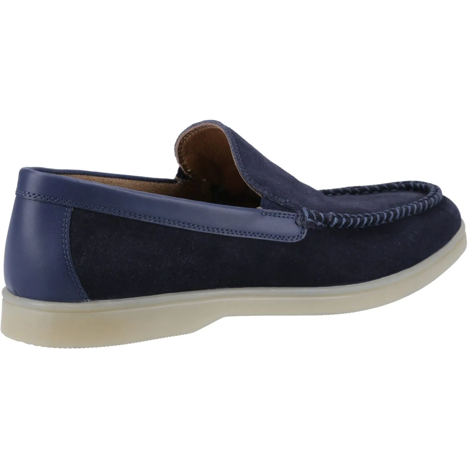 Hush Puppies Leon Suede Men's Navy Loafers