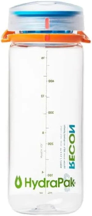 HydraPak Recon Twist & Sip - Wide Mouth Recycled Plastic Water Bottle (24oz or 32oz) - Eco Friendly, BPA Free, Easy Carry