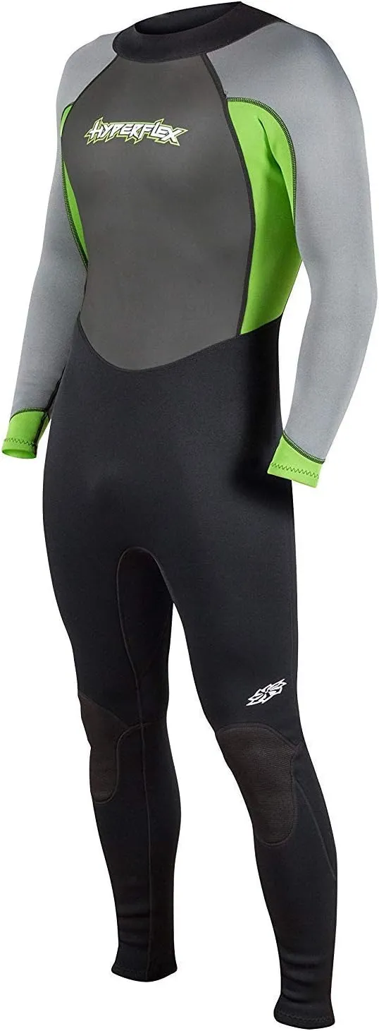 Hyperflex Access Men’s and Women’s Full Body 3mm Backzip Wetsuit - Warm 4-Way Stretch Neoprene - Adjustable Collar and Flat Lock Construction - High Performance 50  UV SHIELD