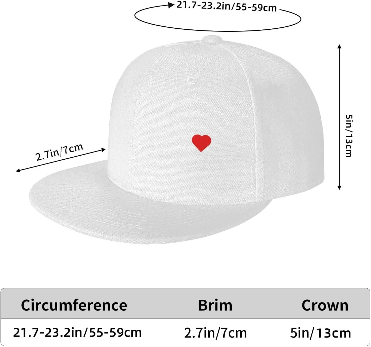 I Love Omaha Baseball Cap for Men Women Snapback Hat Hip Hop Style Flat Bill Hats