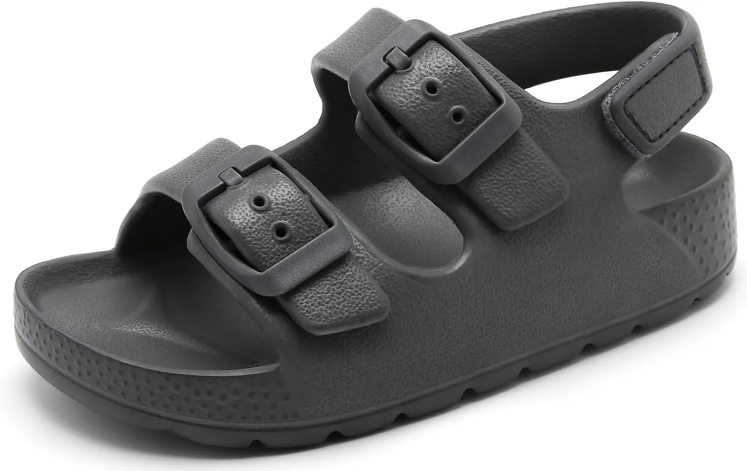 INMINPIN Toddler Boys Girls Buckle Sandals Comfort Open Toe Sandal with Adjustable Back Strap