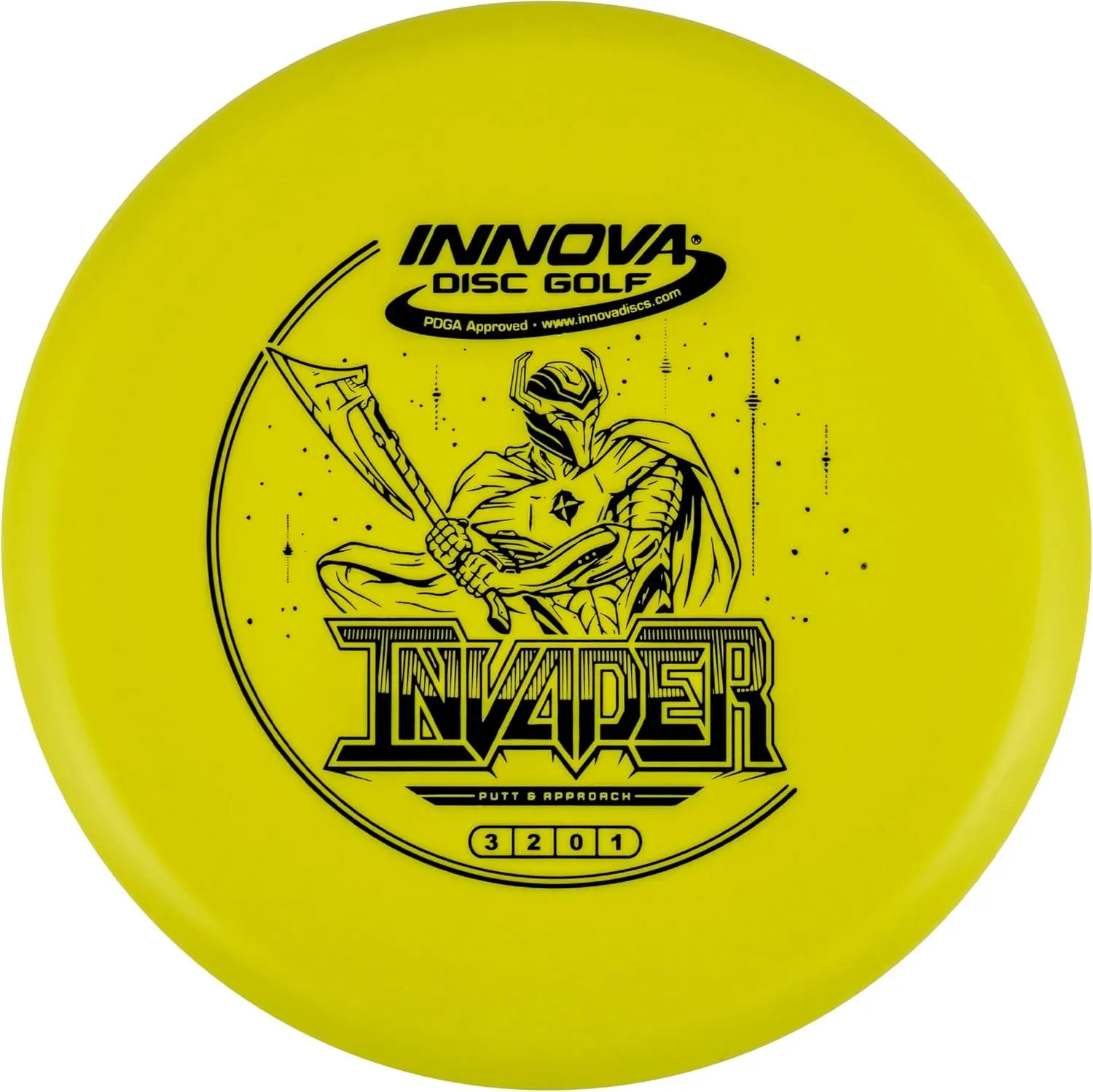 Innova Discs Golf DX Invader Disc Golf Putter and Approach Disc (Colors Will Vary)