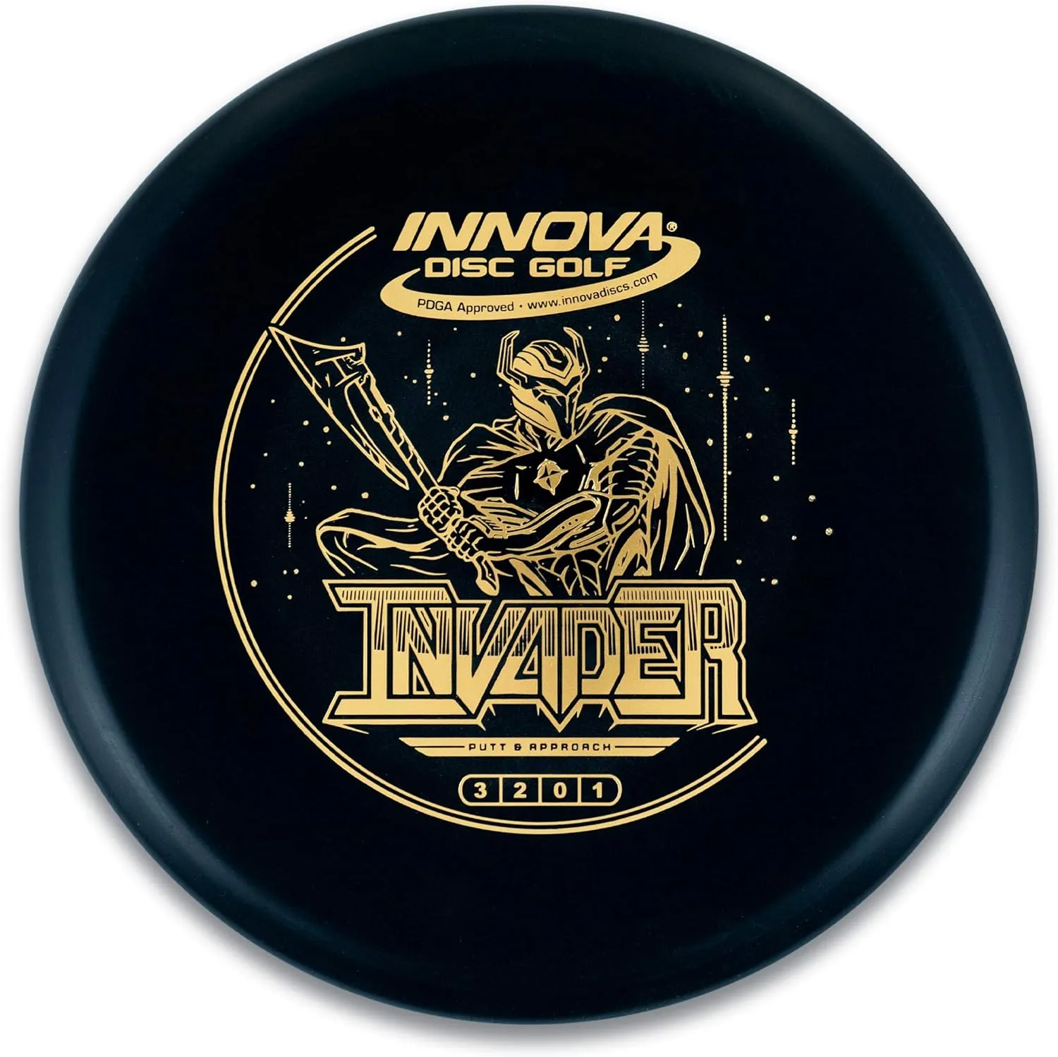 Innova Discs Golf DX Invader Disc Golf Putter and Approach Disc (Colors Will Vary)