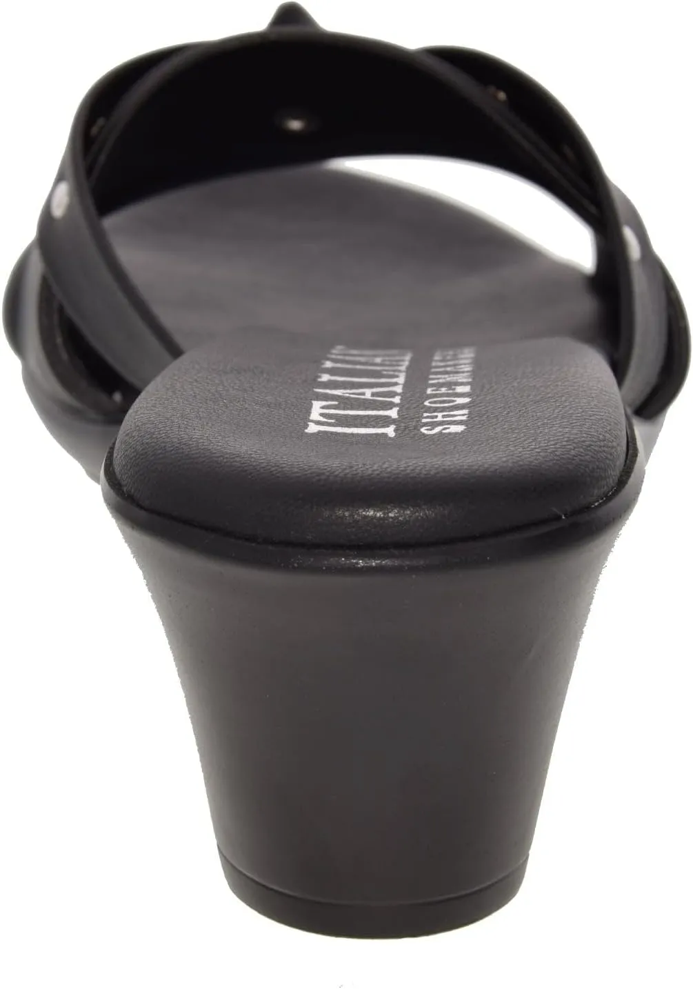 ITALIAN SHOEMAKERS Avra Women's Wedge Sandal with Knot Strap and Metallic Features Comfort