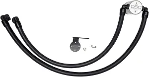 J&L Oil Separator Co. 3.0 Oil Separator Compatible with 2017-2022 F Series 250 350 Truck with 6.2L/7.3L Passenger Side (Silver)