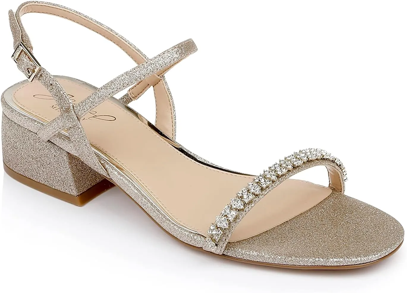 Jewel Badgley Mischka Aaliyah Block Heel Sandal