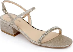 Jewel Badgley Mischka Aaliyah Block Heel Sandal