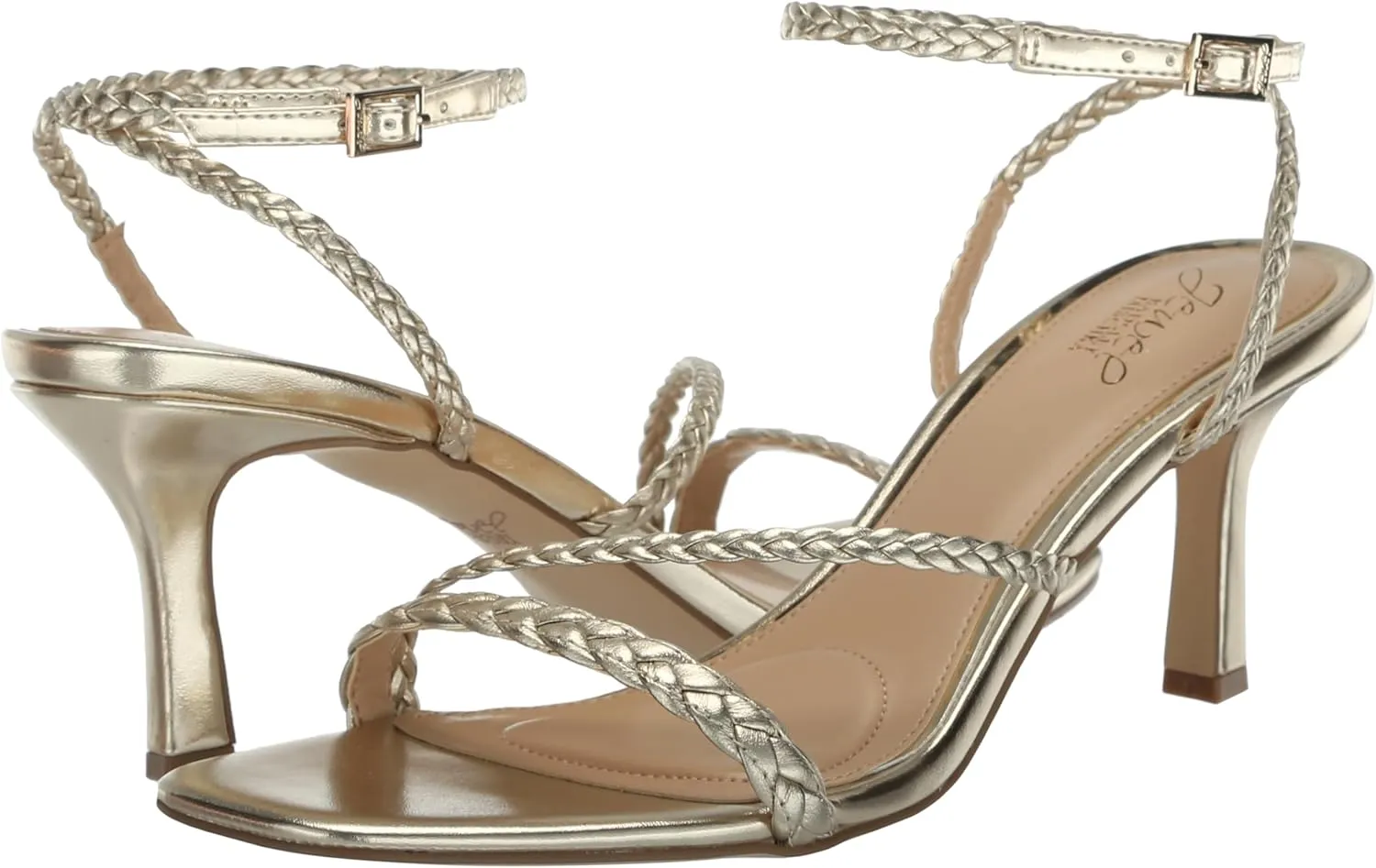 Jewel Badgley Mischka Helia Delicate Braided Sandal