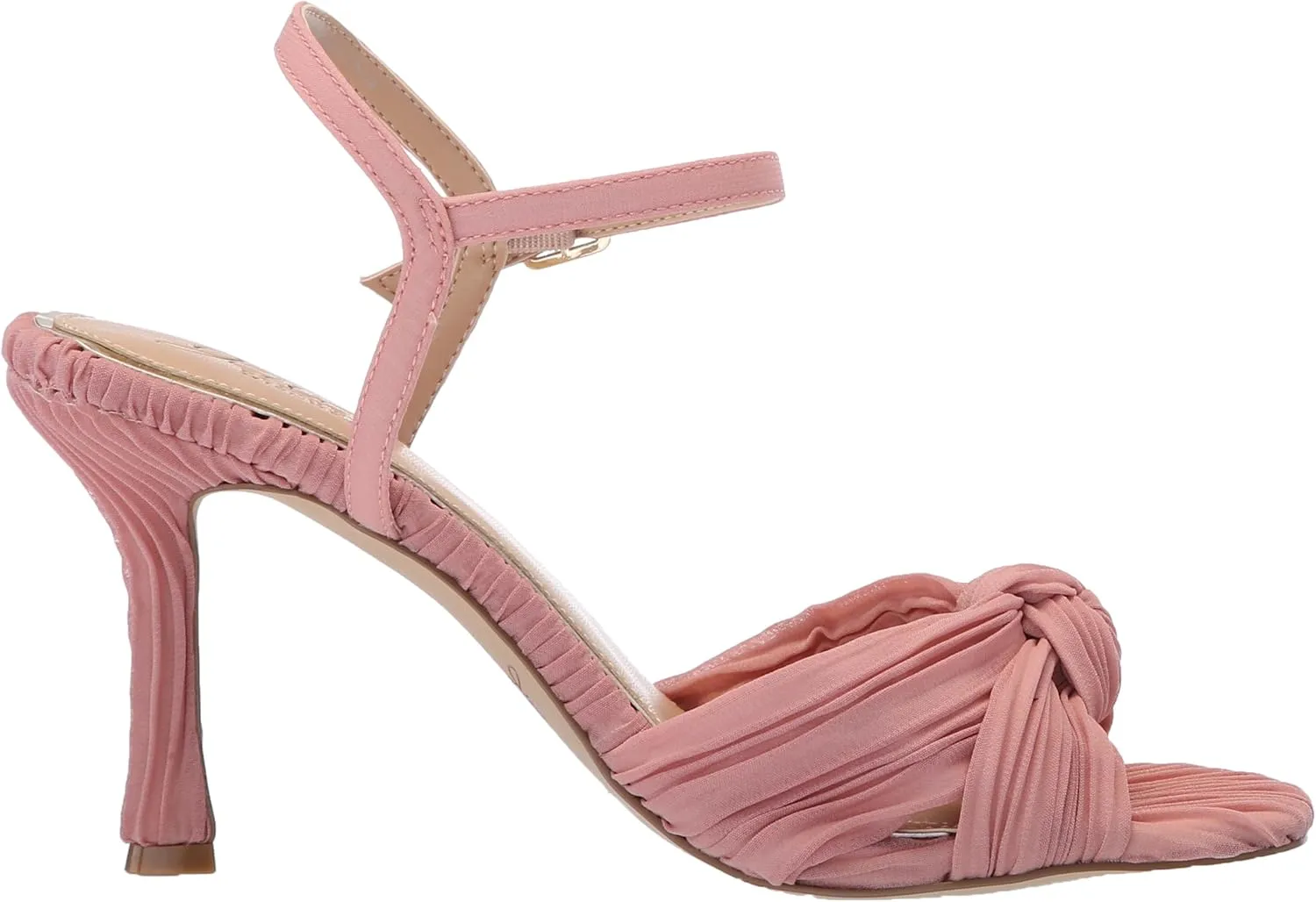 Jewel Badgley Mischka Hydee Pleated Stiletto Sandal