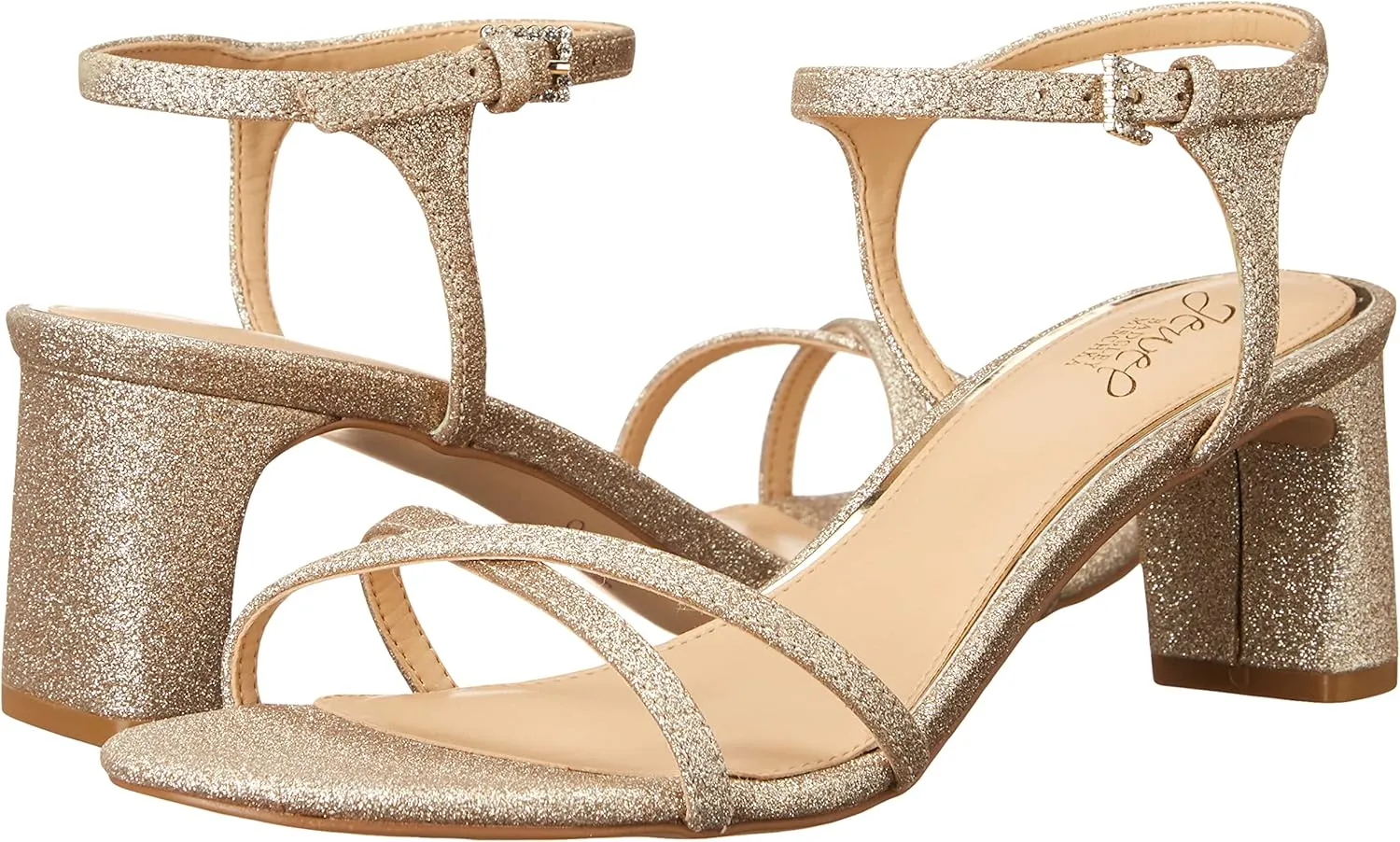 Jewel Badgley Mischka Omari Block Heel