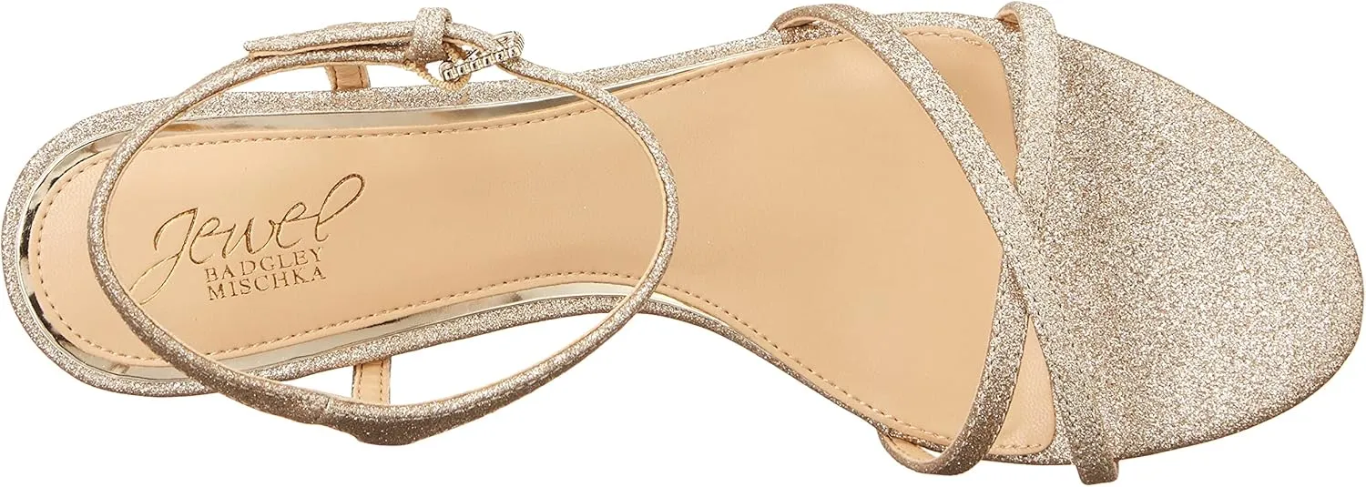 Jewel Badgley Mischka Omari Block Heel