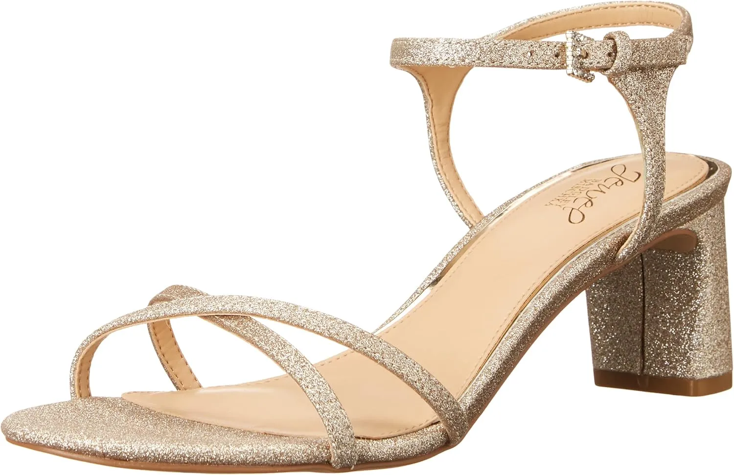 Jewel Badgley Mischka Omari Block Heel
