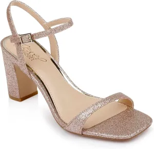 Jewel Badgley Mischka Rayla Block Heel Sandal