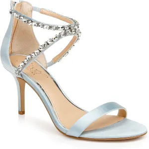 Jewel Badgley Mischka Women's Celine Heeled Sandal, Sky Blue, 11