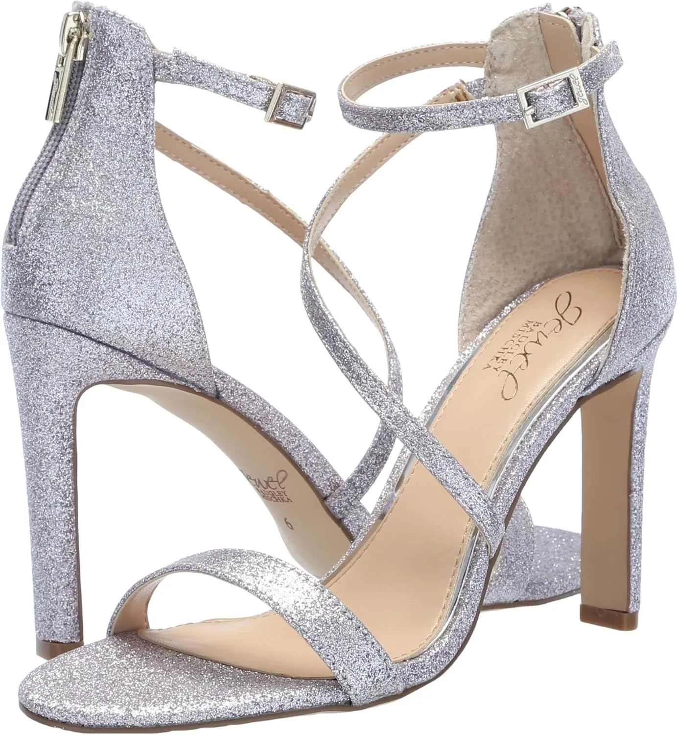 Jewel Badgley Mischka Women's Diana Heeled Sandal