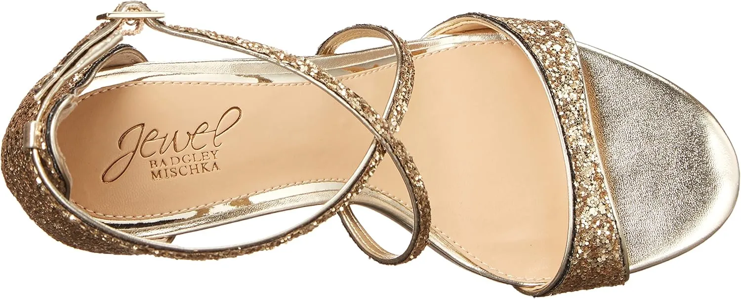Jewel Badgley Mischka Women's Dimitra Heeled Sandal