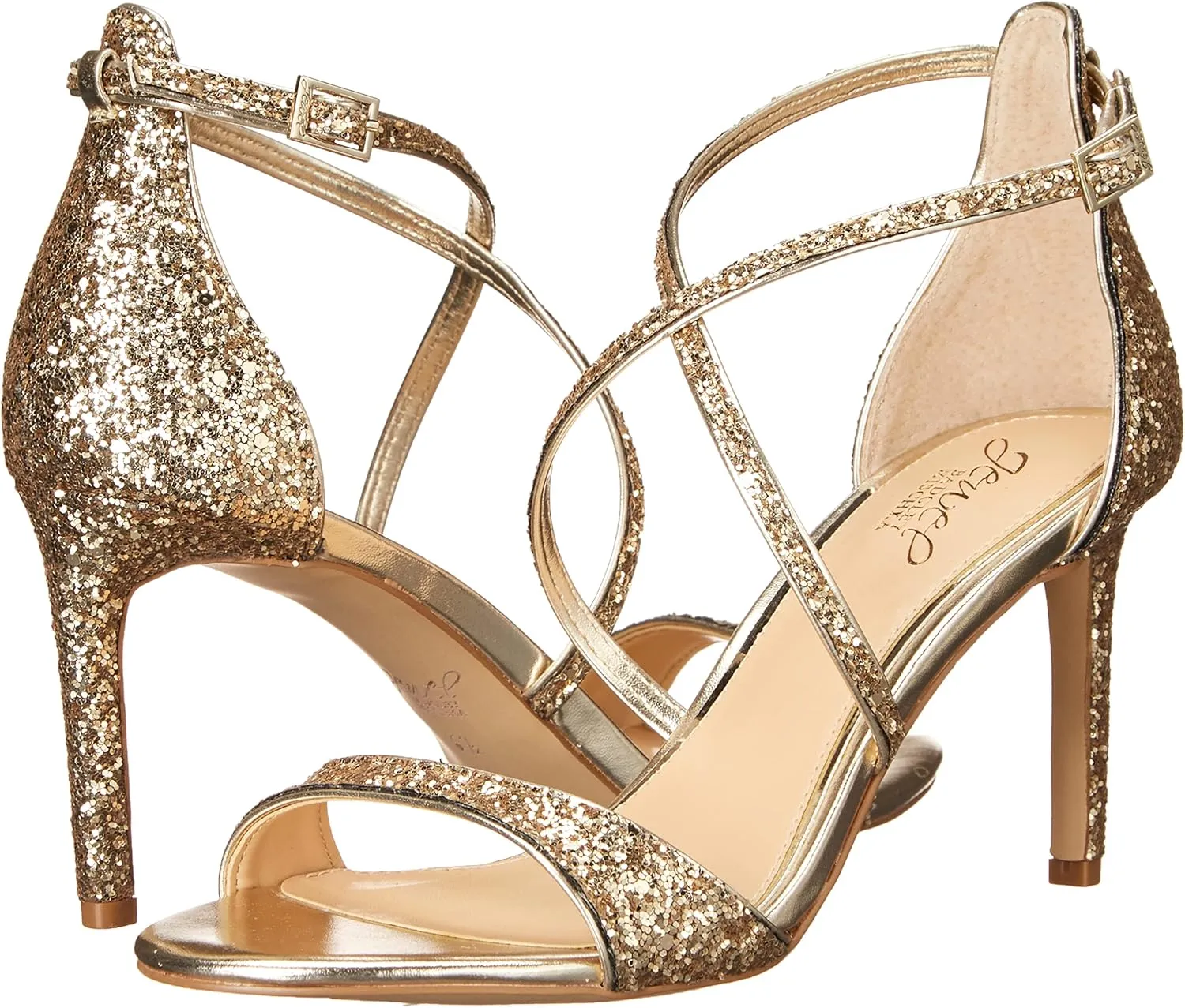 Jewel Badgley Mischka Women's Dimitra Heeled Sandal