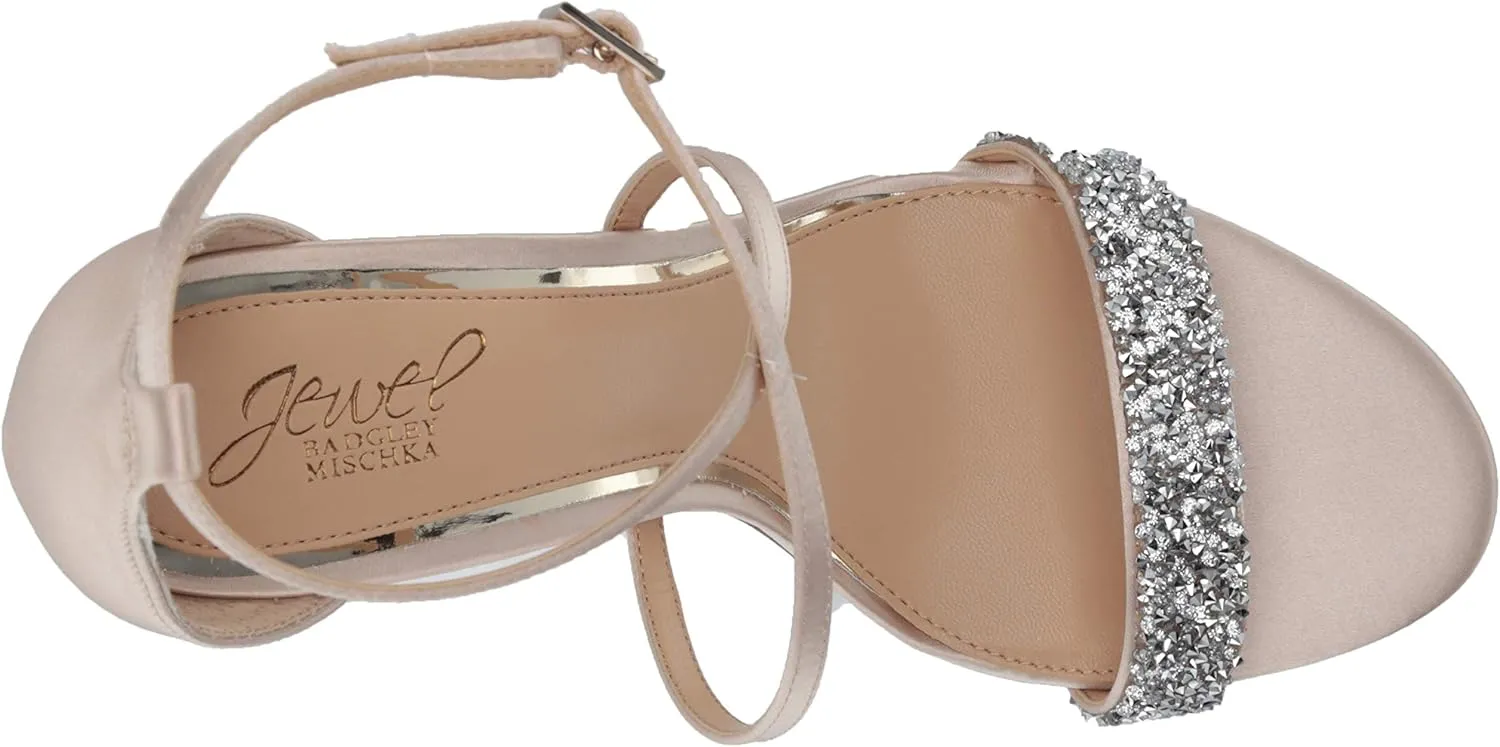 Jewel Badgley Mischka Women's Nanna Heeled Sandal