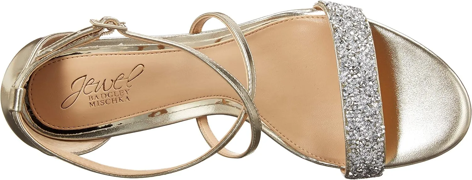 Jewel Badgley Mischka Women's Nanna Heeled Sandal
