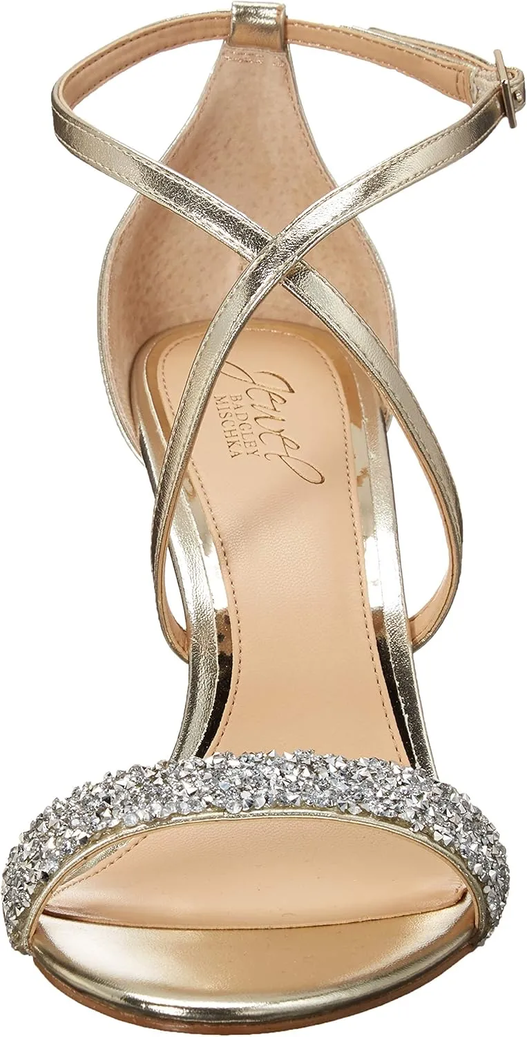 Jewel Badgley Mischka Women's Nanna Heeled Sandal