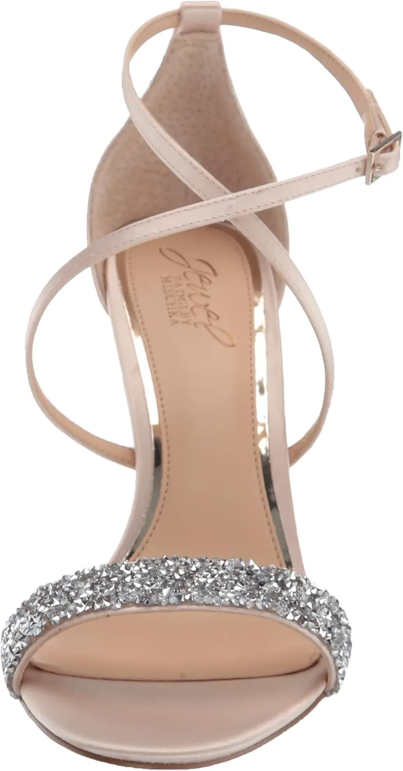 Jewel Badgley Mischka Women's Nanna Heeled Sandal