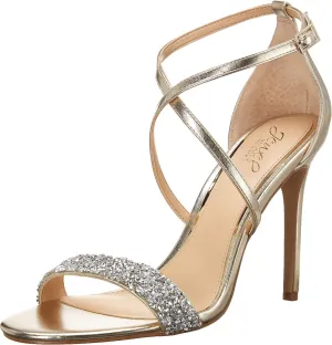 Jewel Badgley Mischka Women's Nanna Heeled Sandal