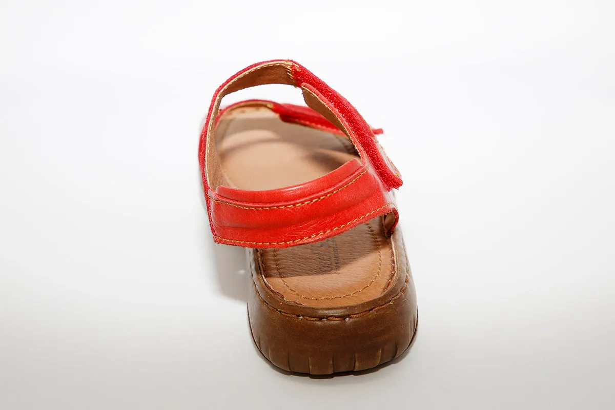 Josef Seibel - Debra 19 Red Leather Sandal