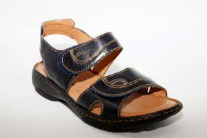 Josef Seibel - Debra Navy Leather Sandal