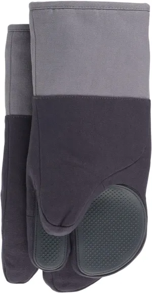 Joseph Joseph Pinch Pair of Easy Grip Silicone Oven Glove, Precise Grip, Heat-Resistant up to 482°F, Comfortable Cuff with Hanging Hole, Machine Washable