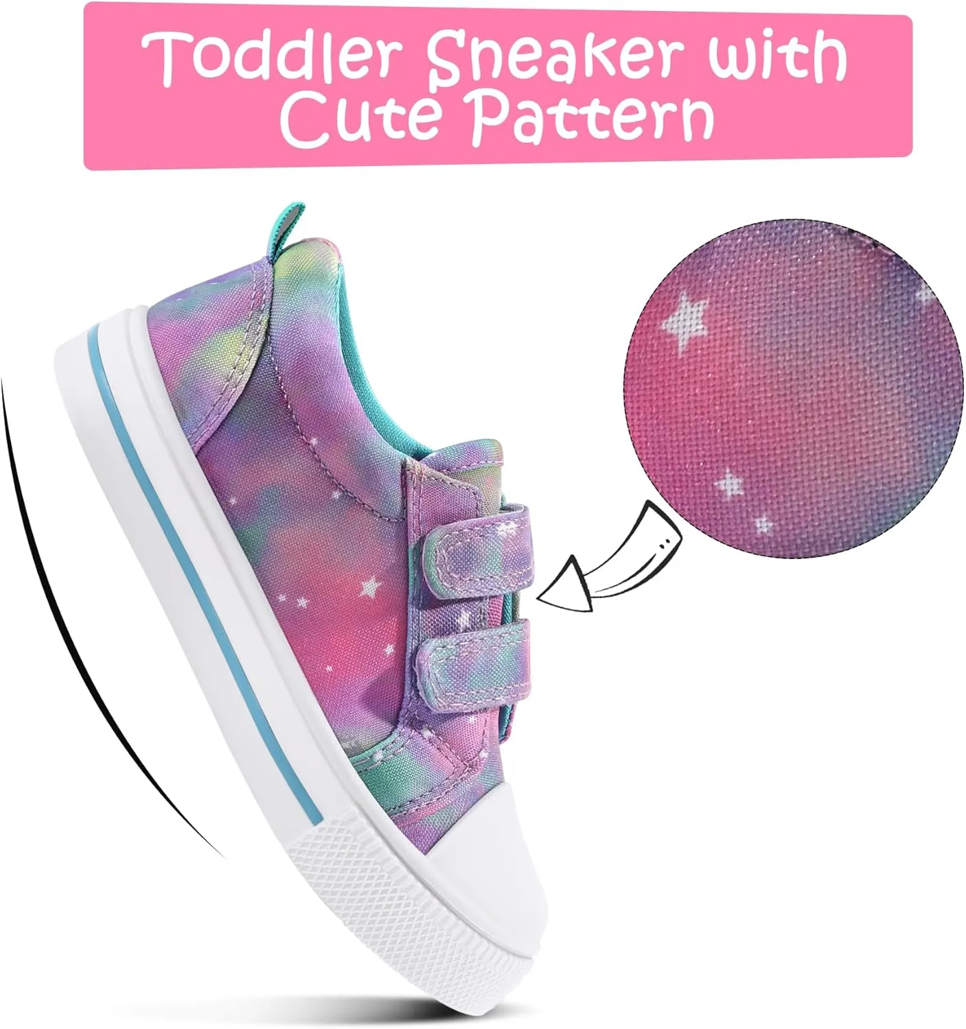 K KomForme Sneakers for Boys and Girls,Toddler Kids Soft Walking Shoes