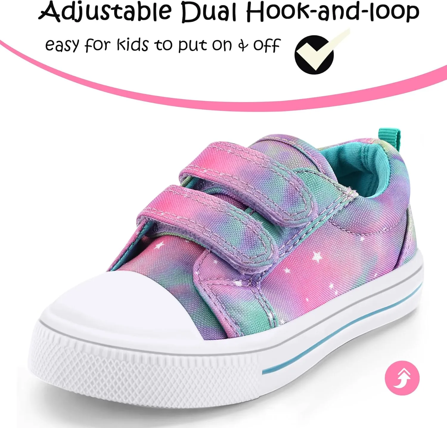 K KomForme Sneakers for Boys and Girls,Toddler Kids Soft Walking Shoes