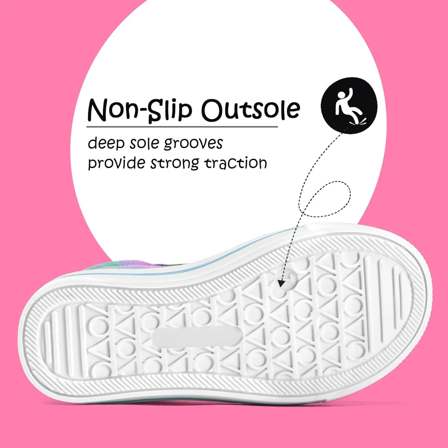 K KomForme Sneakers for Boys and Girls,Toddler Kids Soft Walking Shoes