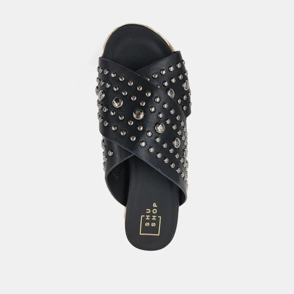 Kaia Black Matte Platform