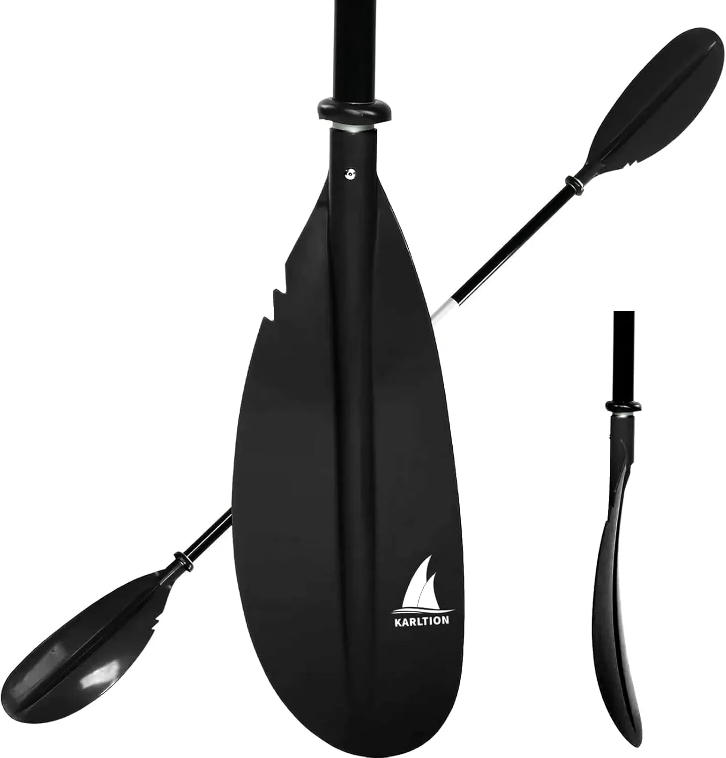 Kayak Paddle - Adjustable 2 Pieces Aluminum Alloy Shaft with Glass Fiber Blade for Surfing,Oar Fishing Easy Packable Travel