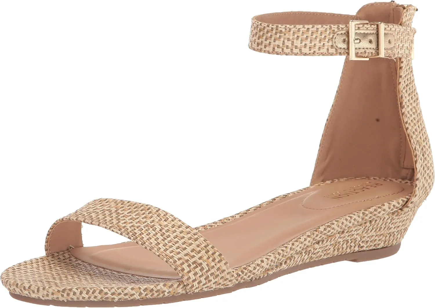 Kenneth Cole REACTION Women's VIBER Sneaker, Natural Raffia, 12