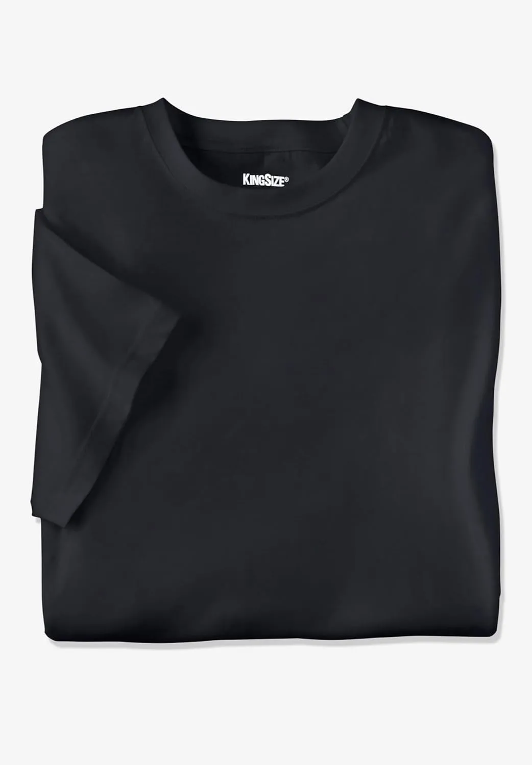 KingSize Men's Big & Tall 3-Pack Cotton Crewneck Undershirt