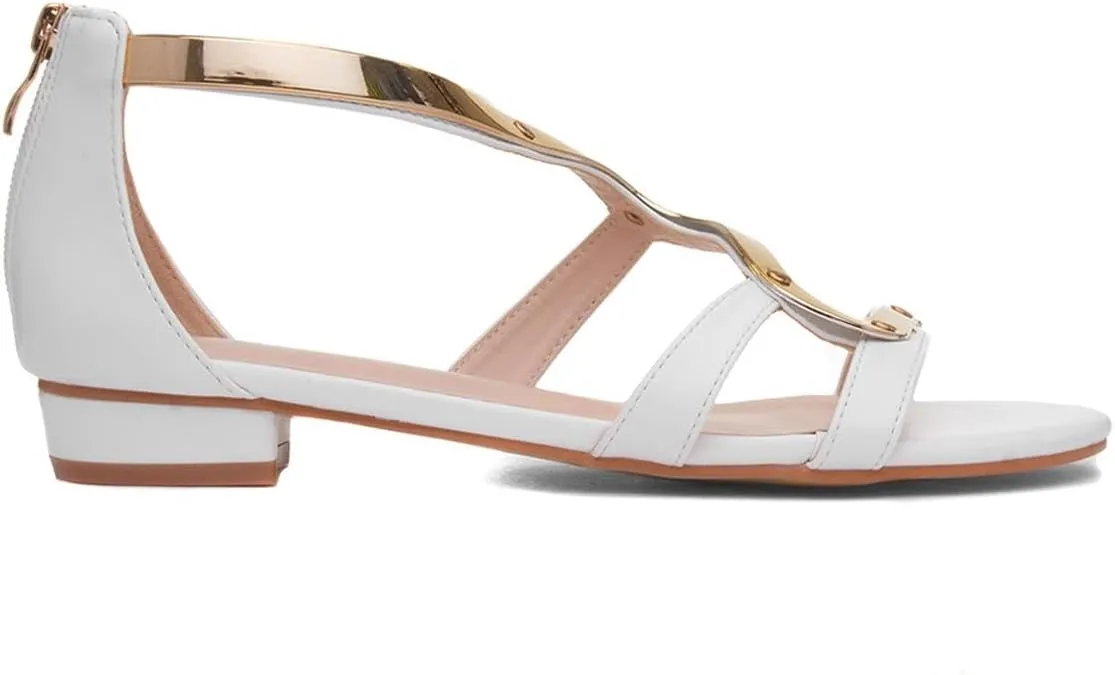 Ladies Girona White Sandal