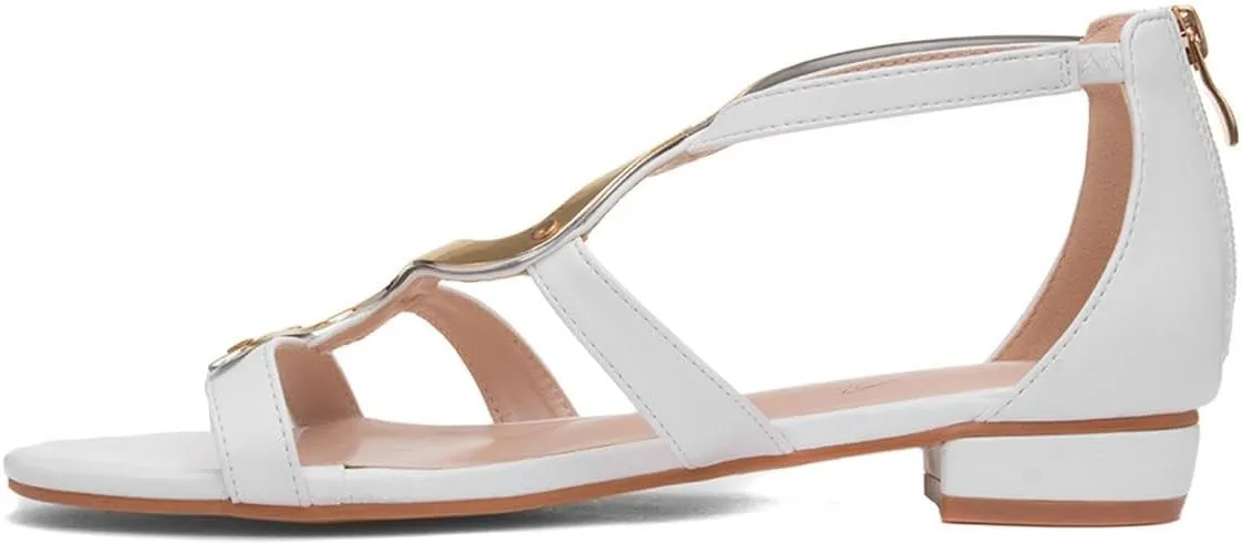 Ladies Girona White Sandal