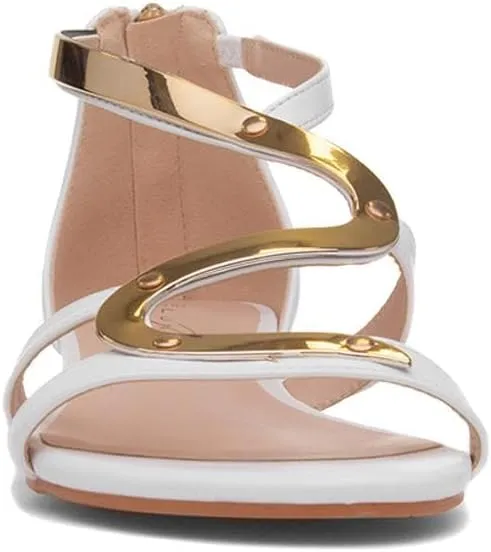 Ladies Girona White Sandal