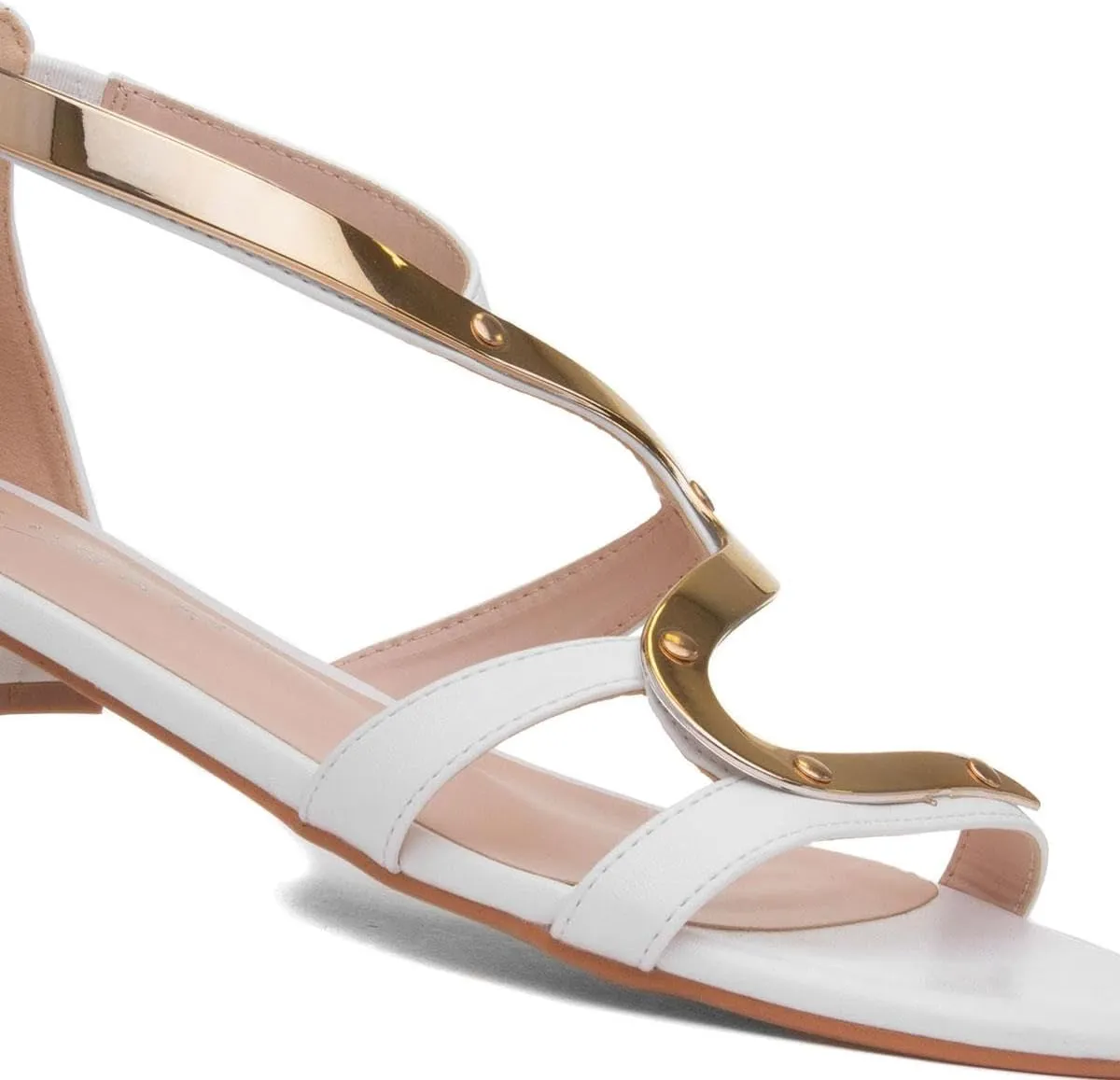 Ladies Girona White Sandal