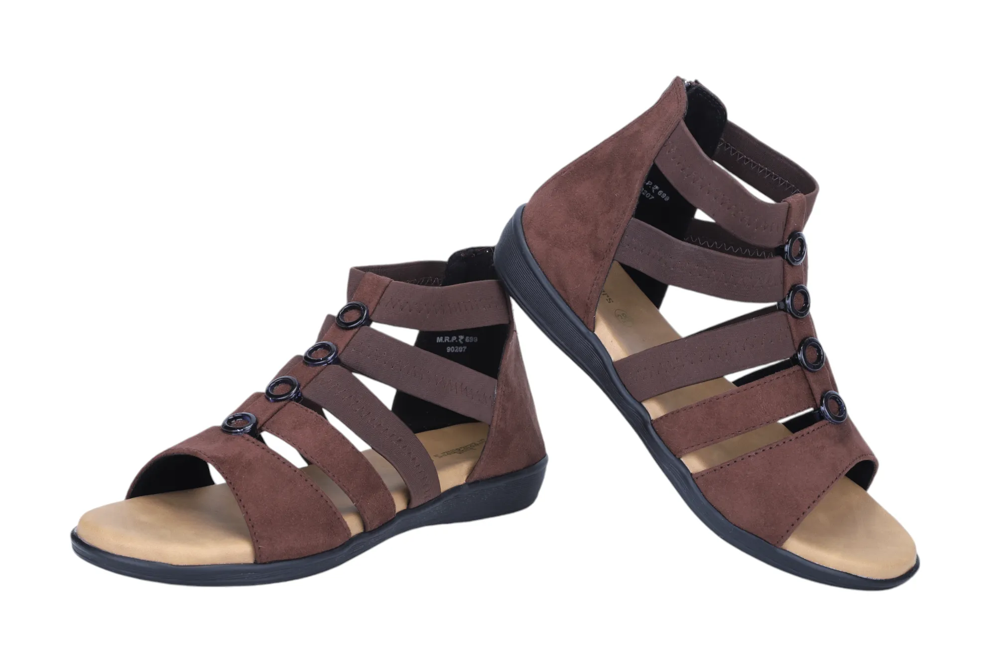 Ladies Gladiator Flat Sandal 90207