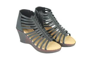 Ladies Gladiator Heel Sandal 911408