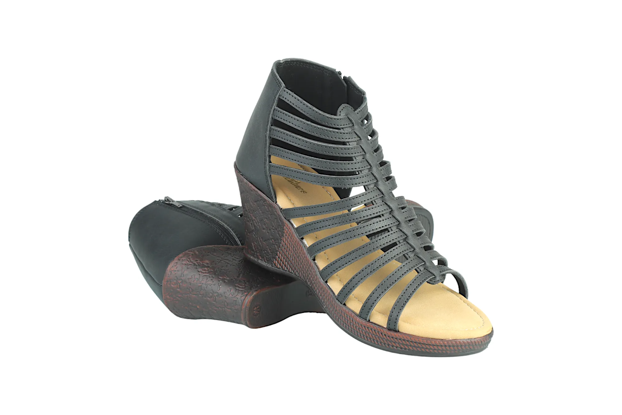 Ladies Gladiator Heel Sandal 911408