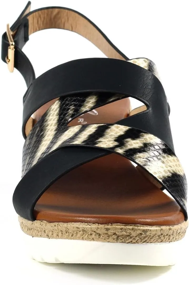 Ladies Robinson Black Sandal
