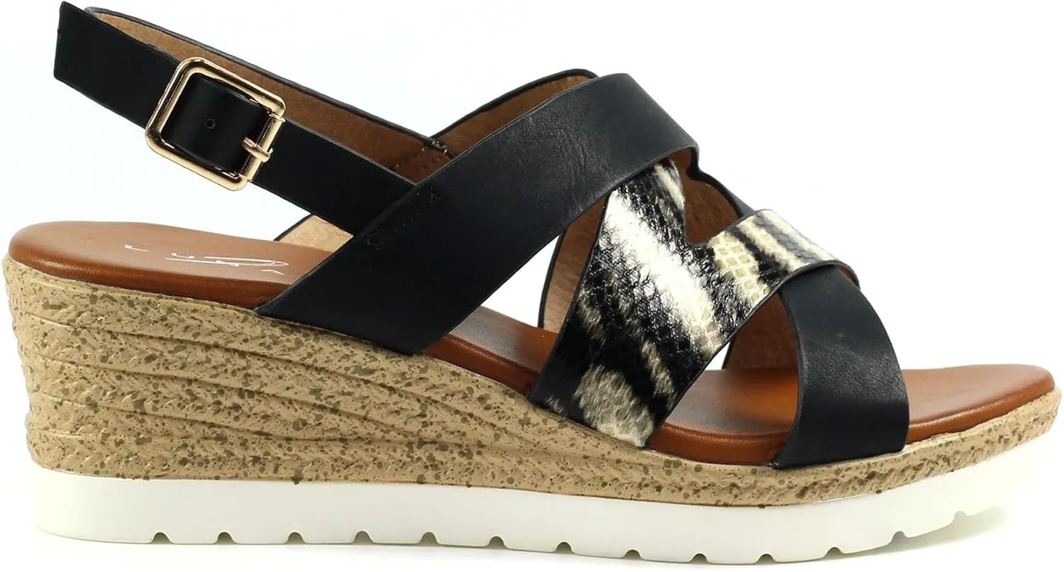Ladies Robinson Black Sandal