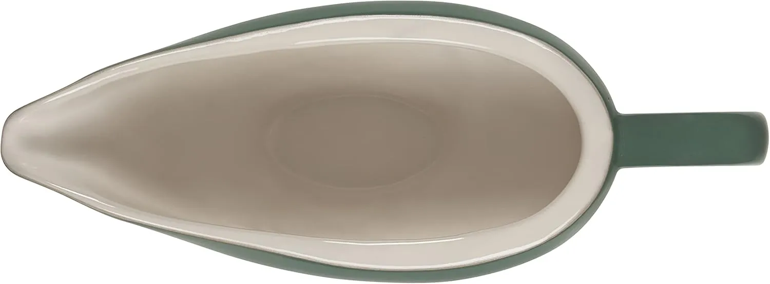 Le Creuset Heritage Stoneware Gravy Boat, Artichaut