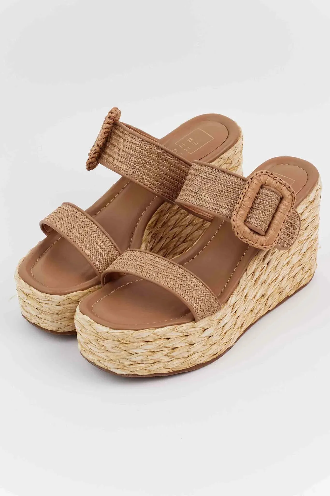 Leena Wedges- Taupe