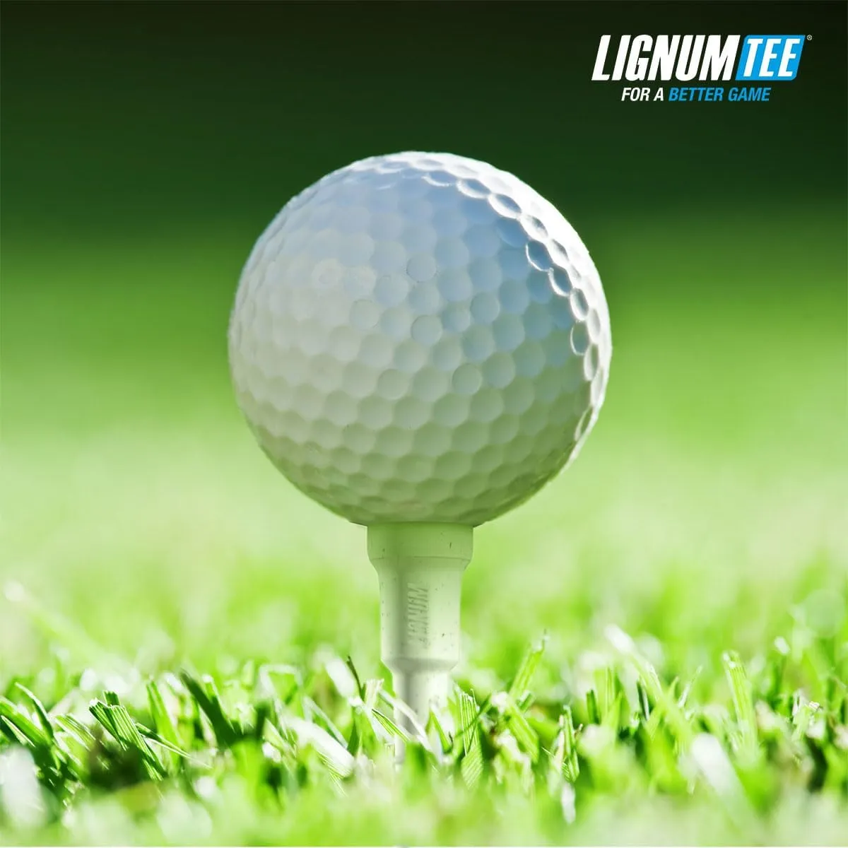 LIGNUM Unbreakable Microwood Golf Tees 50x More Durable/Adjustable Golf Tee/Innovative Wood Fiber and Natural Adhesives/Golf Tee, Golf Tees, Tees Golf, Golf Ball Tees/Pack of 3